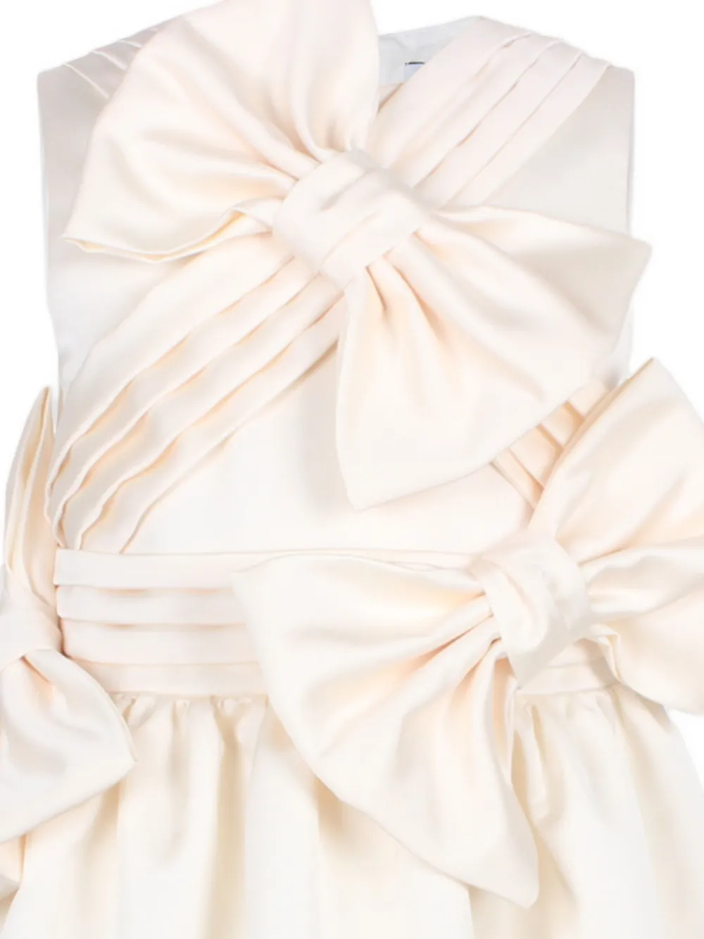 JESSIE AND JAMES KIDS Jurk met strikdetail Beige
