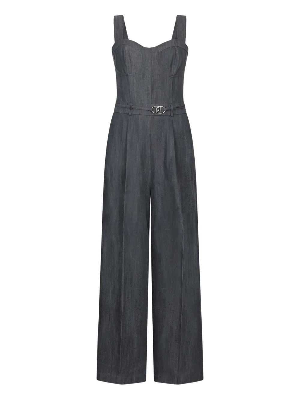 LIU JO Denim jumpsuit | Grey | Image 1