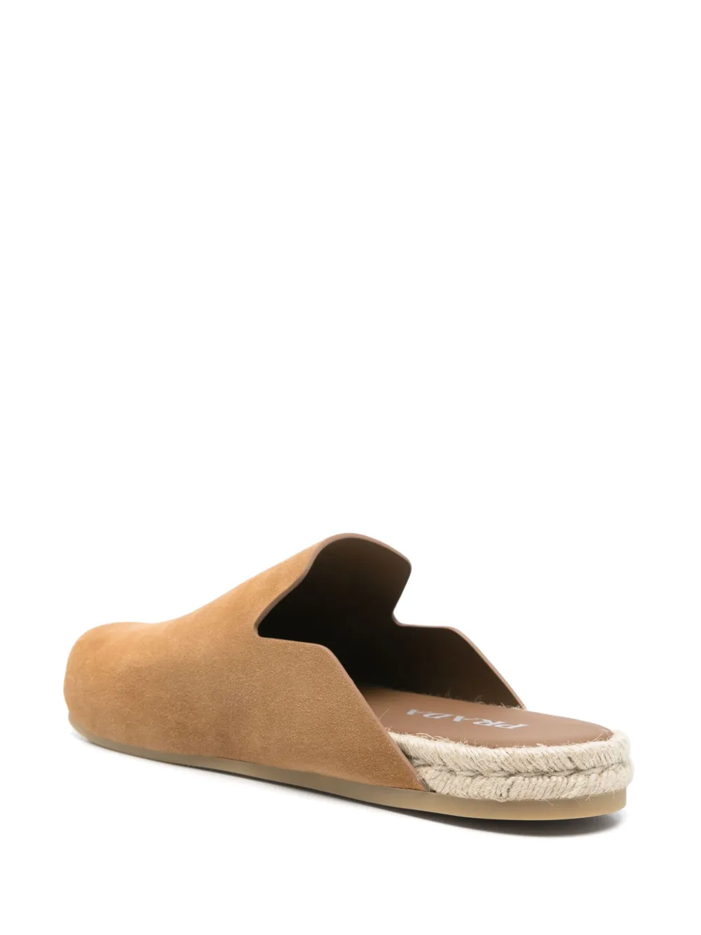 Prada Suède instappers Bruin