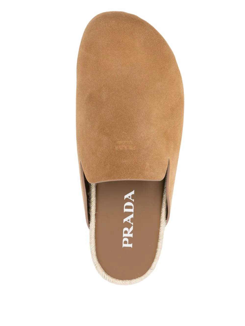 Prada Suède instappers Bruin