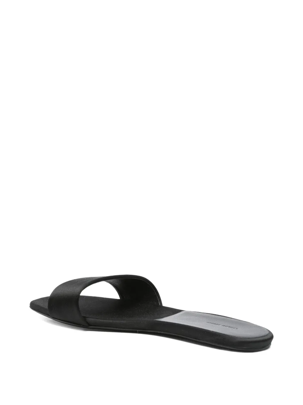 Loulou Stella satin-band slides Black