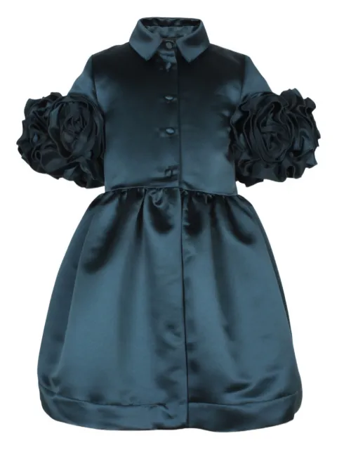 JESSIE AND JAMES KIDS satin button-up dress
