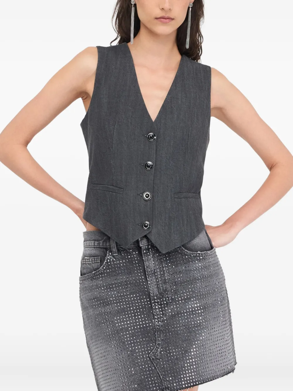 LIU •JO DENIM GILET 
