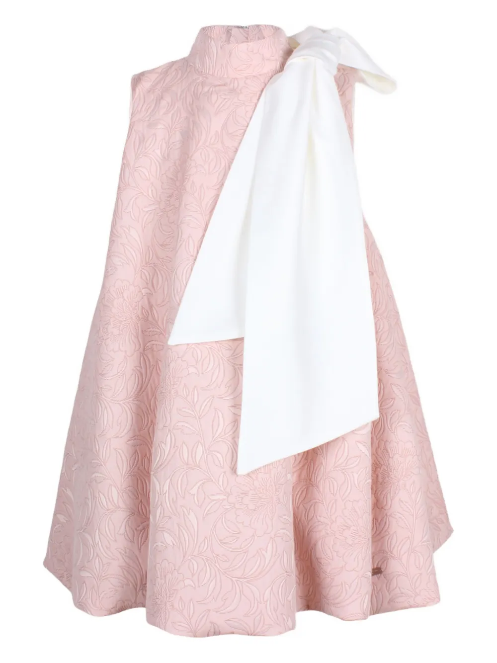 Jessie And James Kids' Floral-embossed Dress