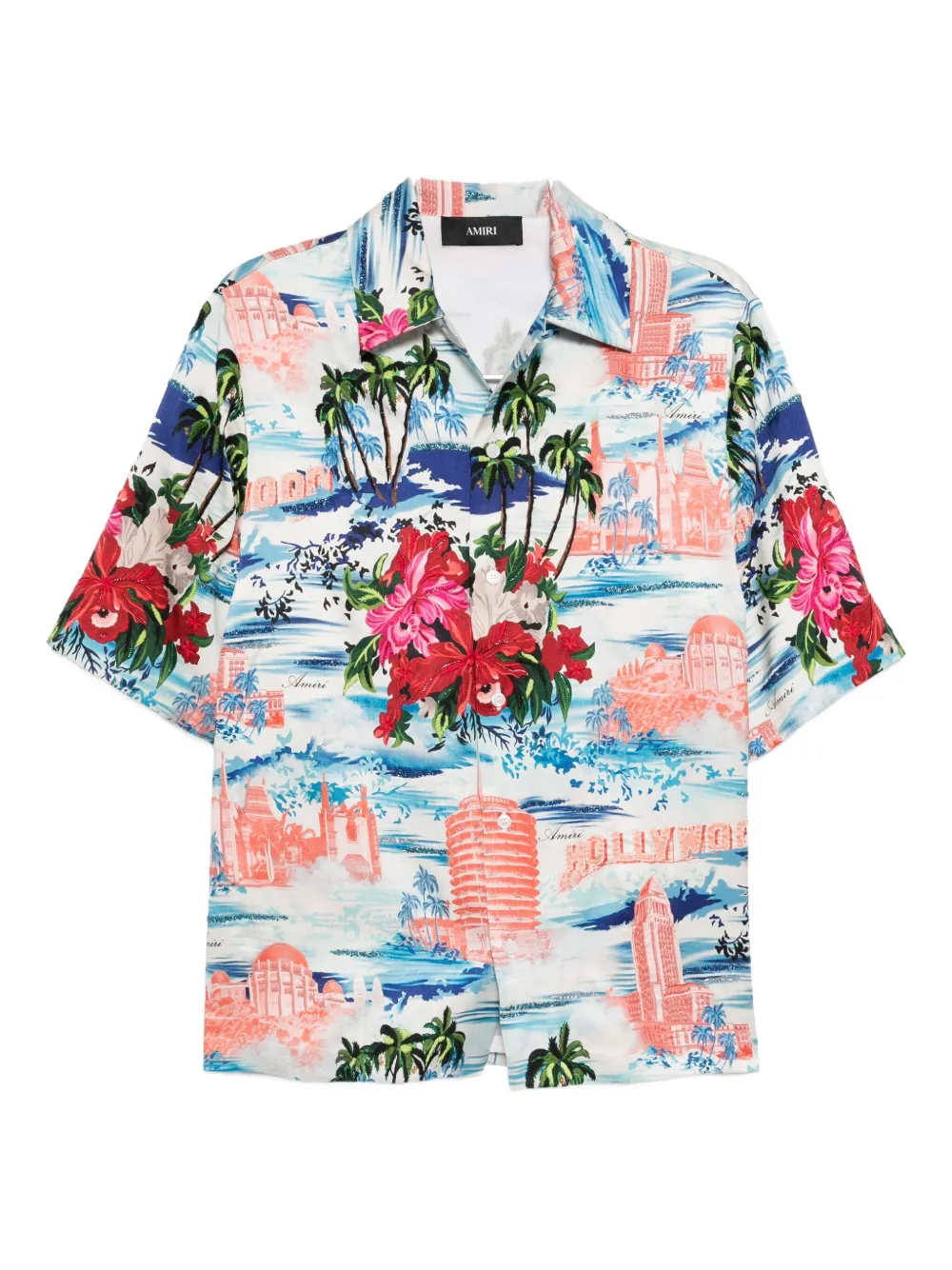 AMIRI Overhemd met tropische print Wit