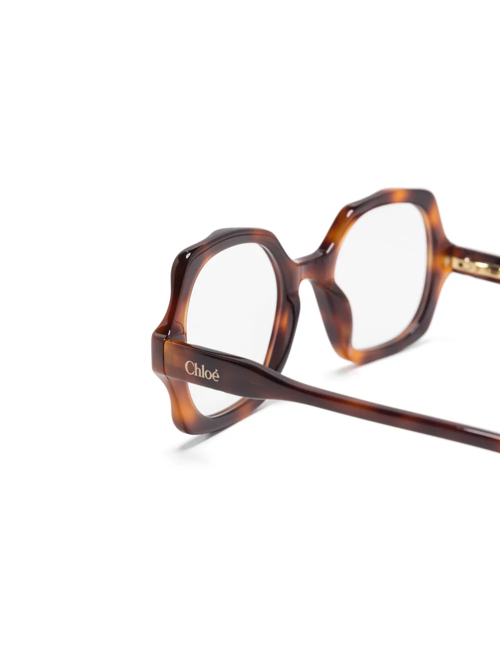 Chloé Kids Bril met vierkant montuur Bruin