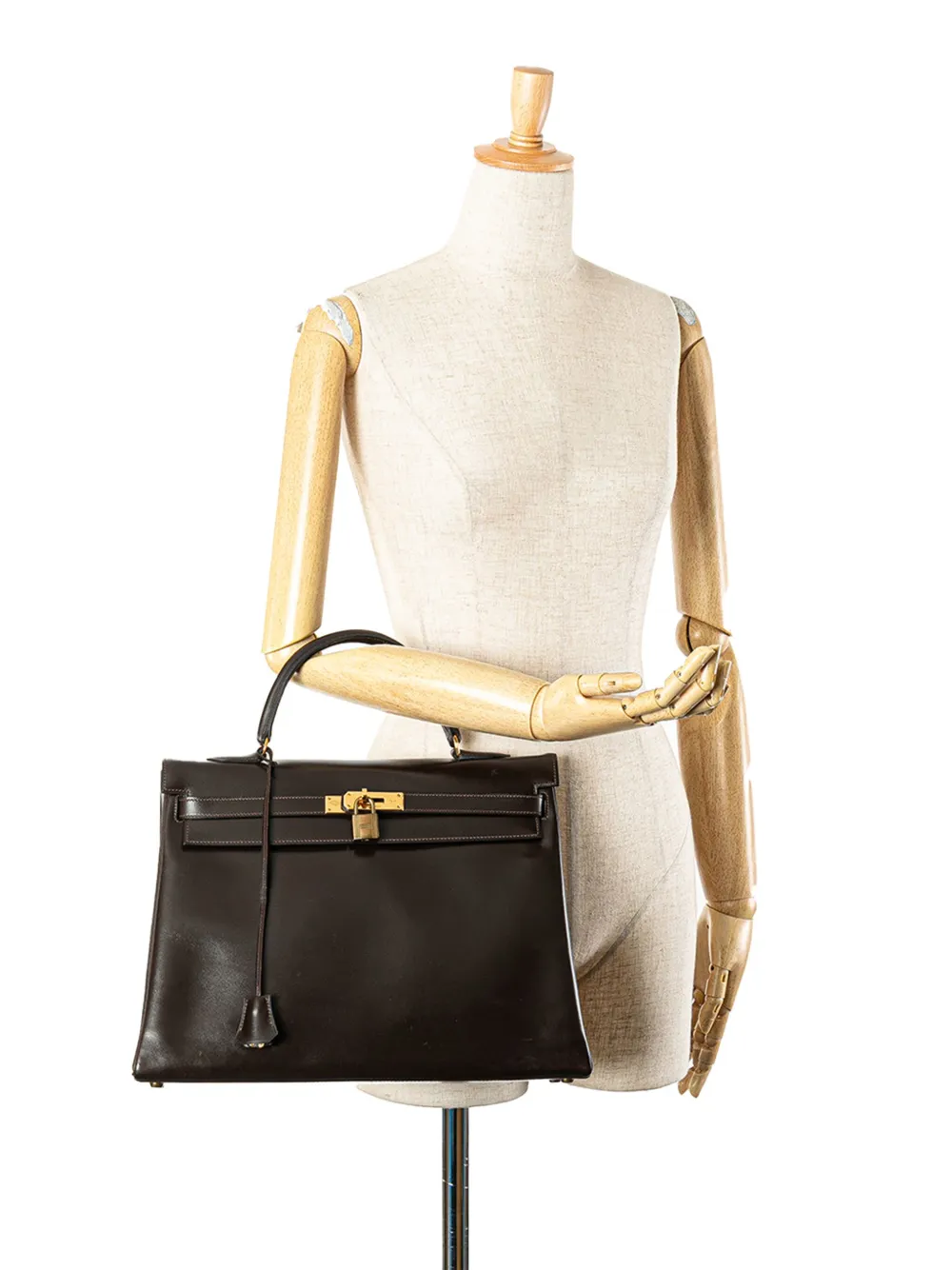 Hermès Pre-Owned Borsa a tracolla Kelly Retourne 35 in pelle Box Calf 1977 | Pre-owned | Image 2