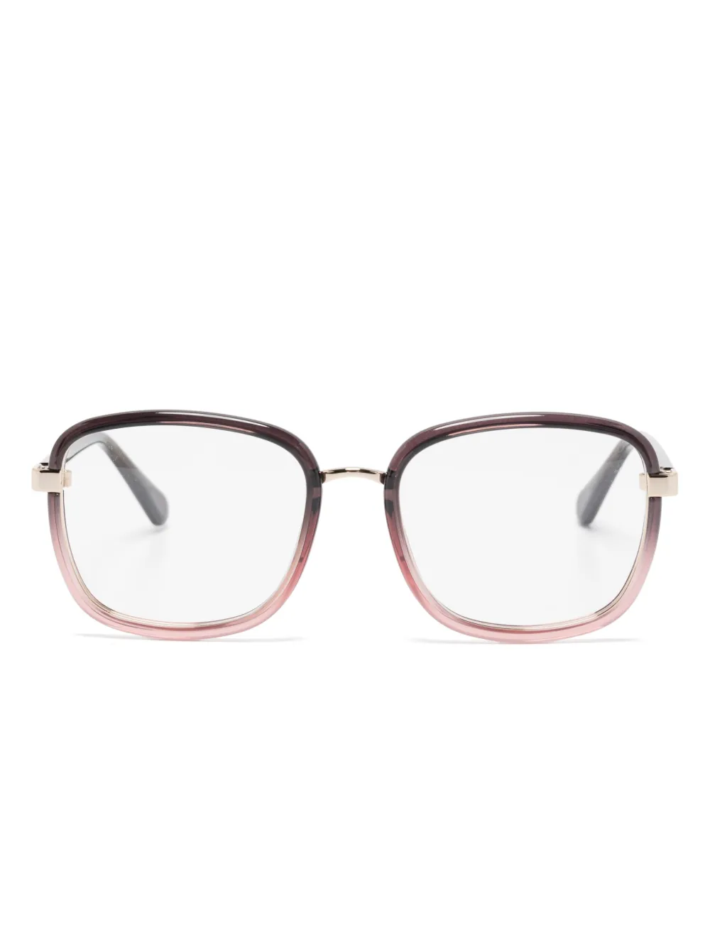Chloé Kids rectangle-frame glasses | Grey | Image 1