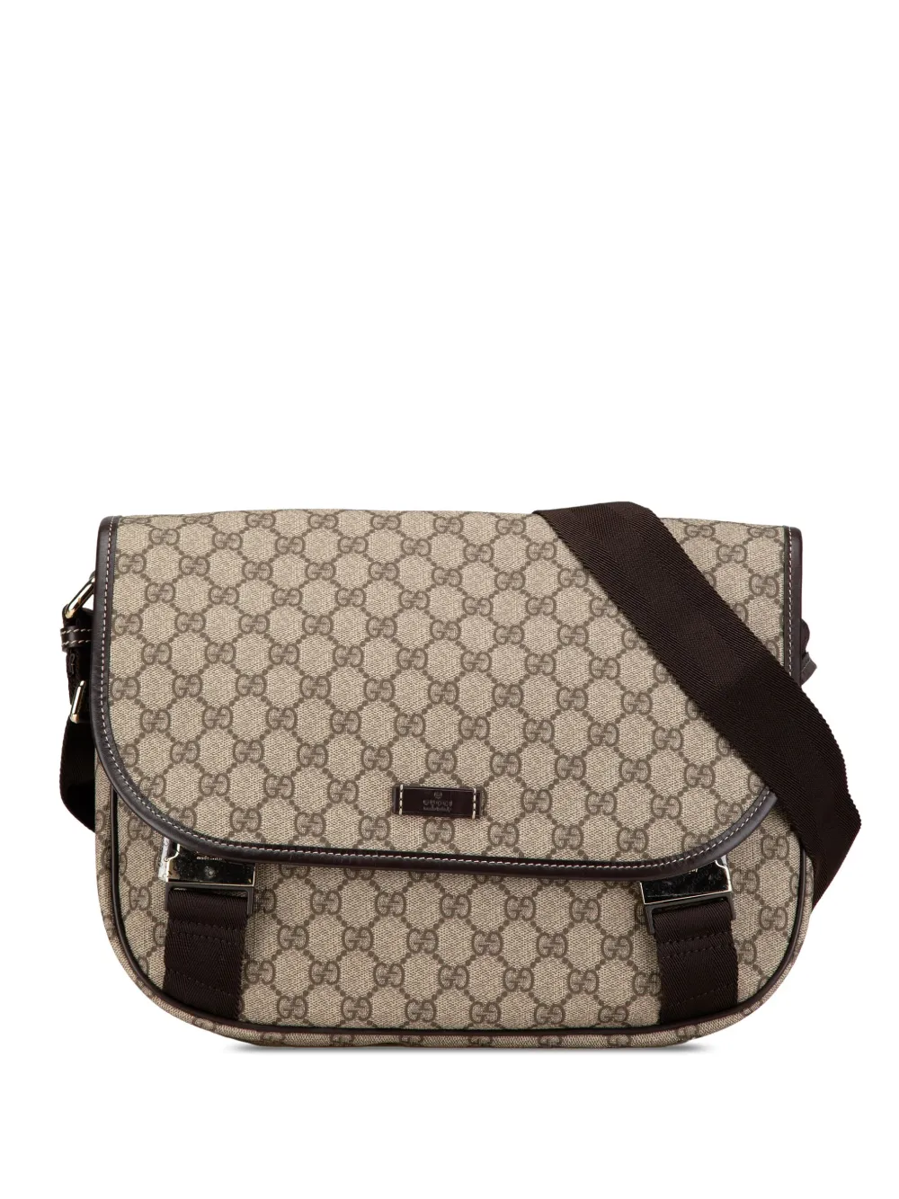 Gucci Pre-Owned 2000-2015 GG Supreme Messenger Bag crossbody bag | Brown | Image 1