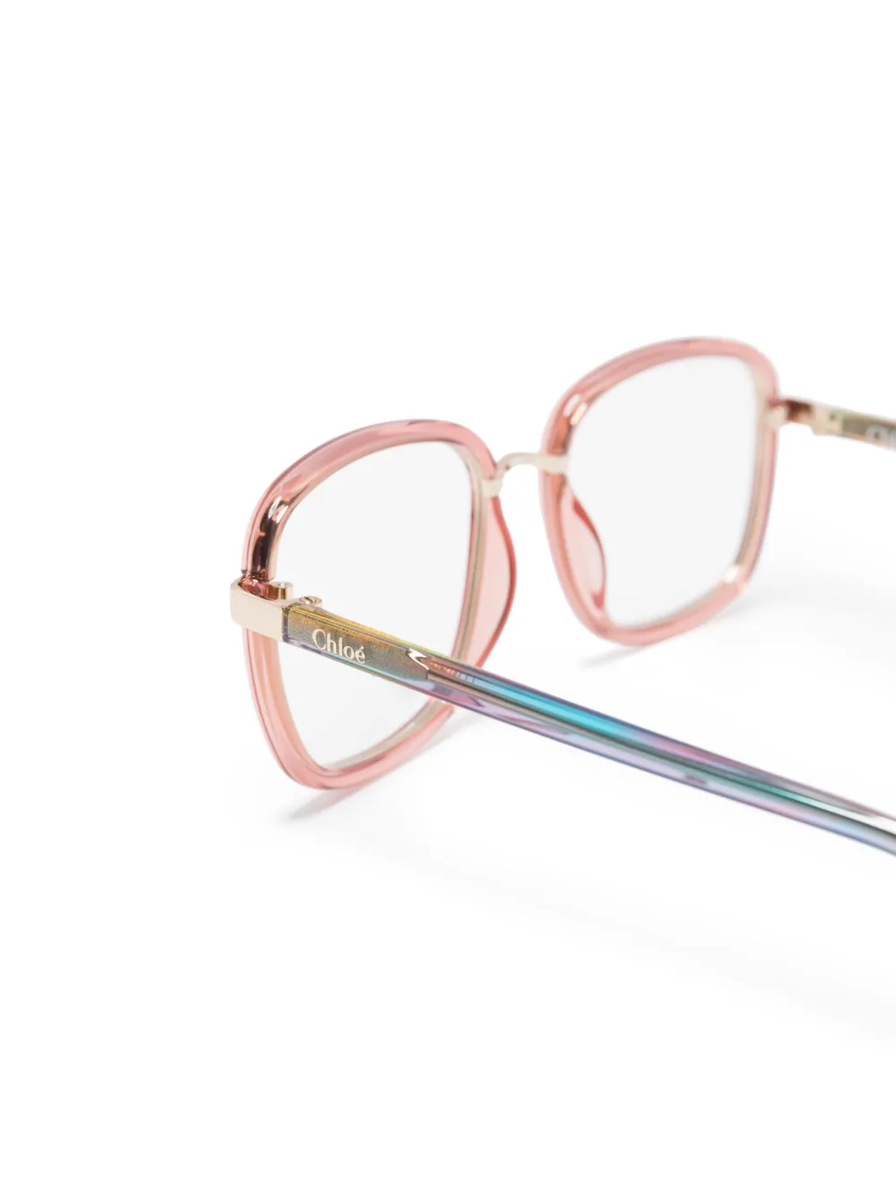 Chloé Kids Bril met vierkant montuur Roze