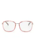 Chloé Kids square-frame glasses - Pink