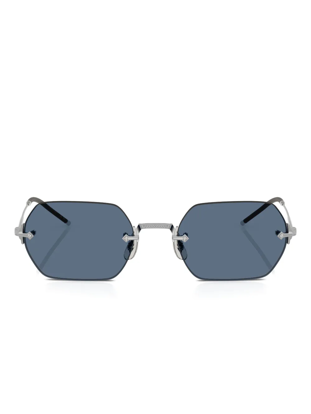 Oliver Peoples hexagonal-frame sunglasses Zilver