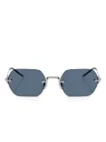 Oliver Peoples hexagonal-frame sunglasses - Silver