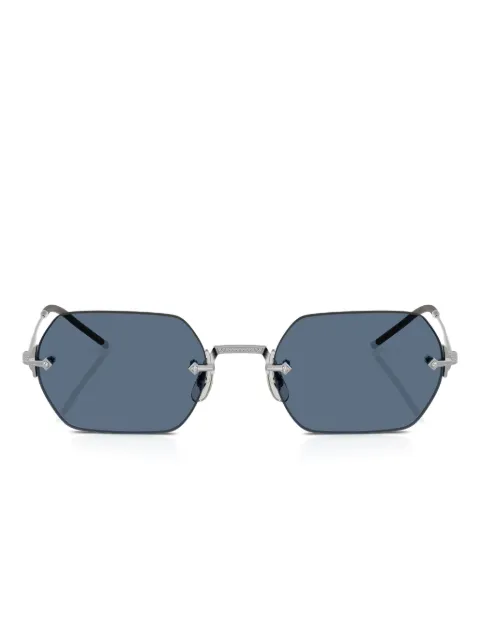 Oliver Peoples نظارة شمس بإطار سداسي