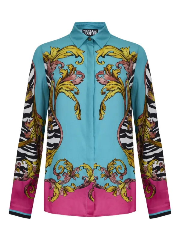 トップス VERSACE JEANS COUTURE LONG SLEEVE SHIRT 0400021902171_FLAMINGO?wid=600