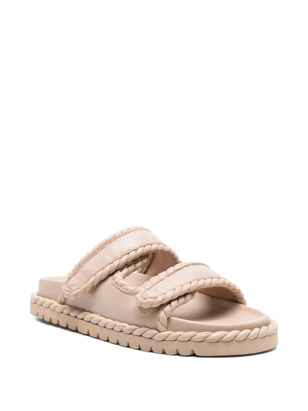 Bibi Lou Lama double-strap sandals Neutrals