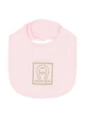 Aigner Kids logo-embroidered bib - Pink
