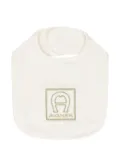 Aigner Kids logo-print bib - White