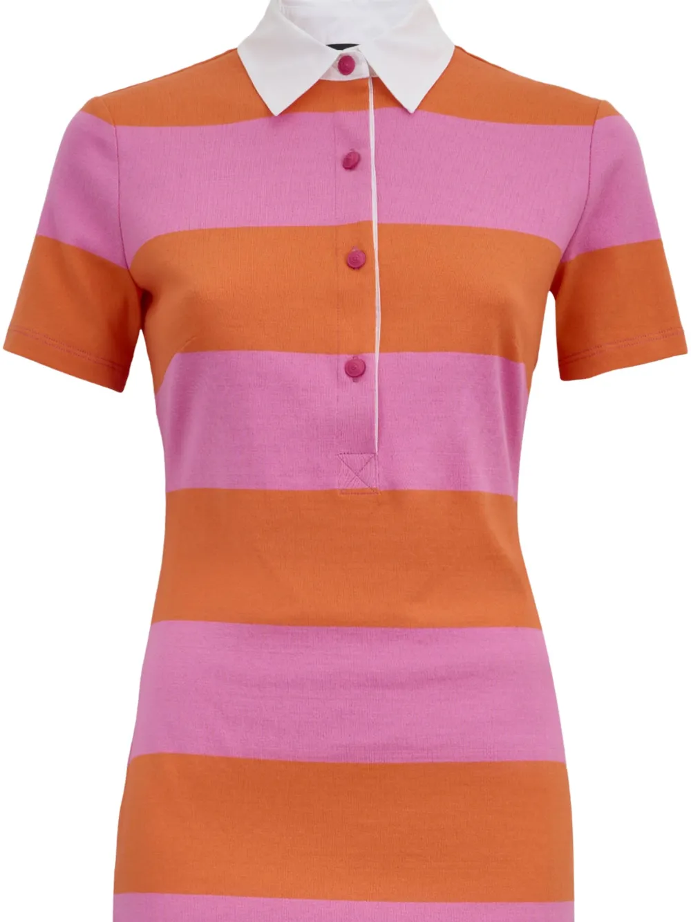 striped polo dress