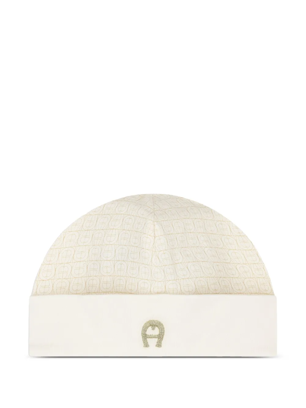 Aigner Kids logo-pattern beanie | White | Image 1