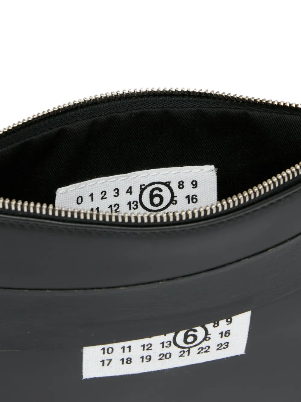 MM6 Maison Margiela Leren clutch Zwart