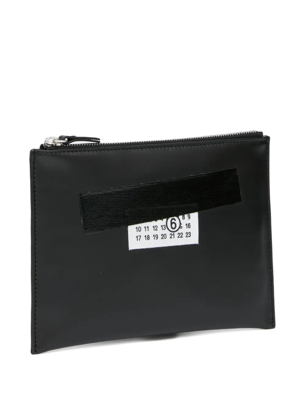MM6 Maison Margiela Leren clutch Zwart