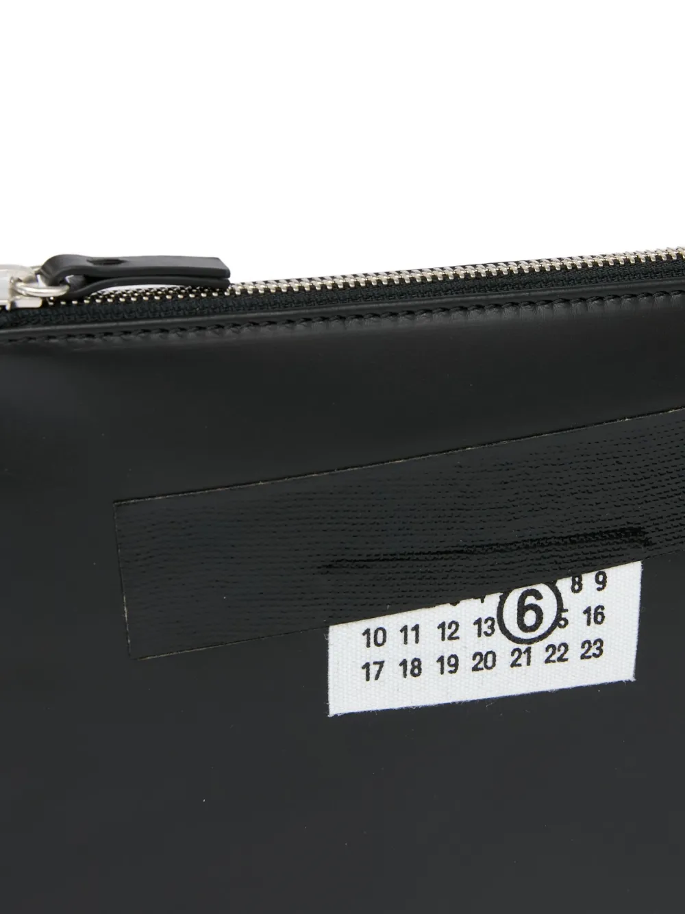 MM6 Maison Margiela Leren clutch Zwart