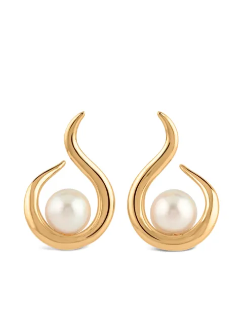 Dinny Hall  Toro Pearl Twist stud earrings