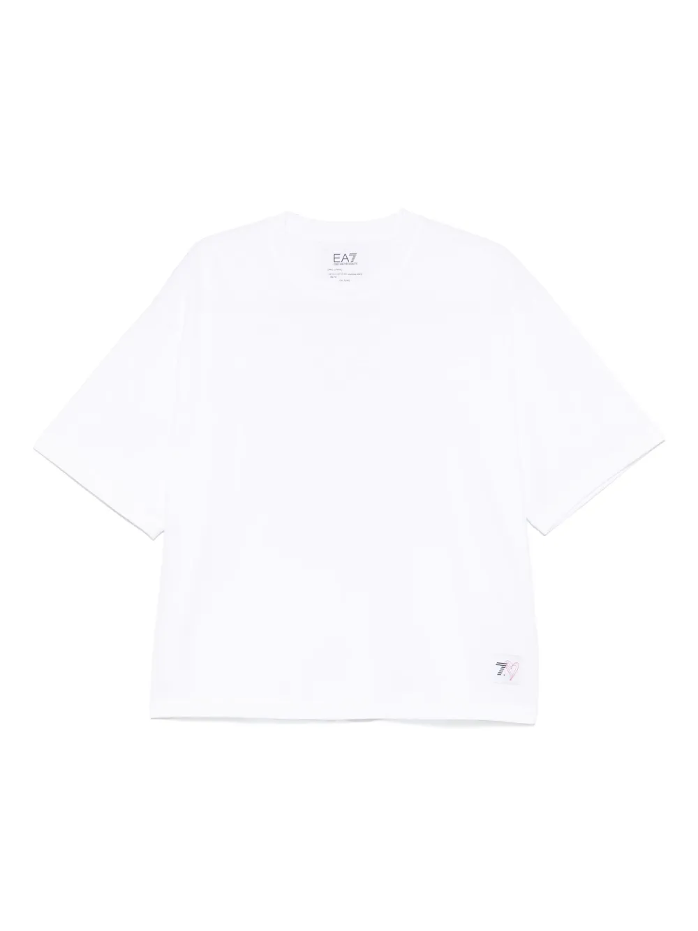 EA7 GRAPHIC-PRINT COTTON T-SHIRT 