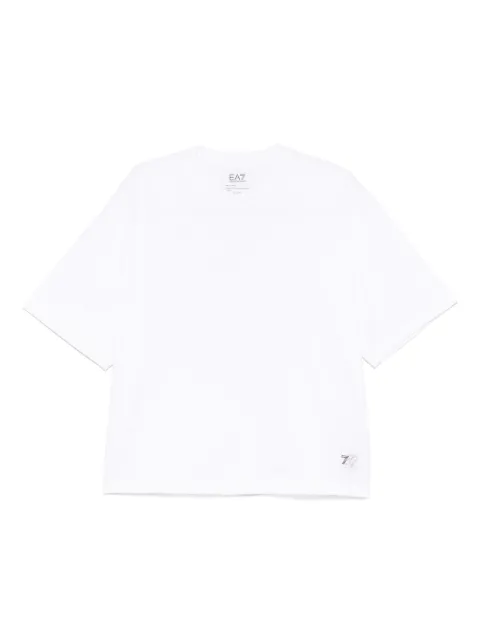 Ea7 Emporio Armani graphic-print cotton T-shirt