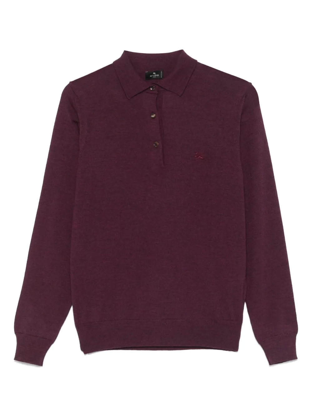 ETRO Wollen poloshirt Paars