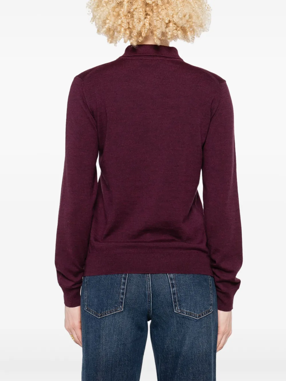 ETRO Wollen poloshirt Paars