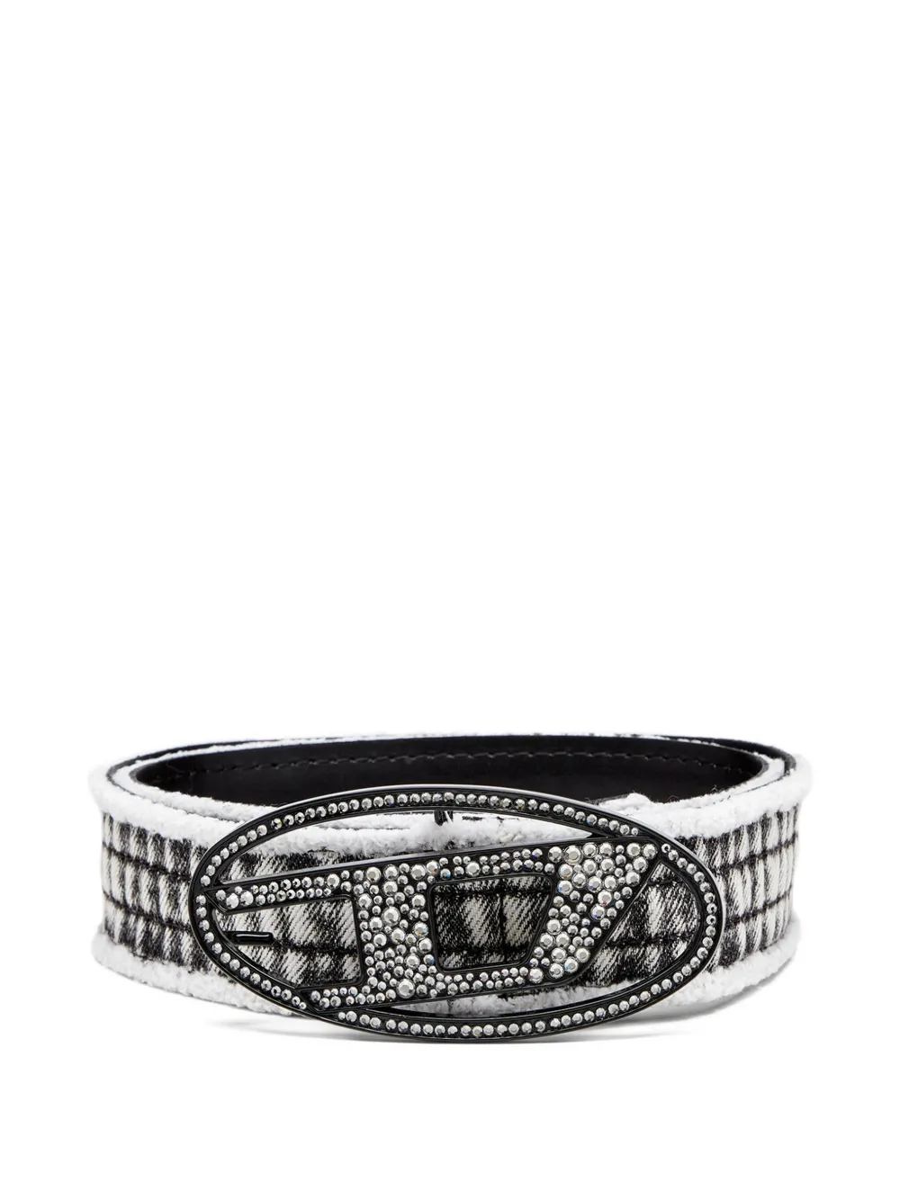Diesel Riem met stras Zwart