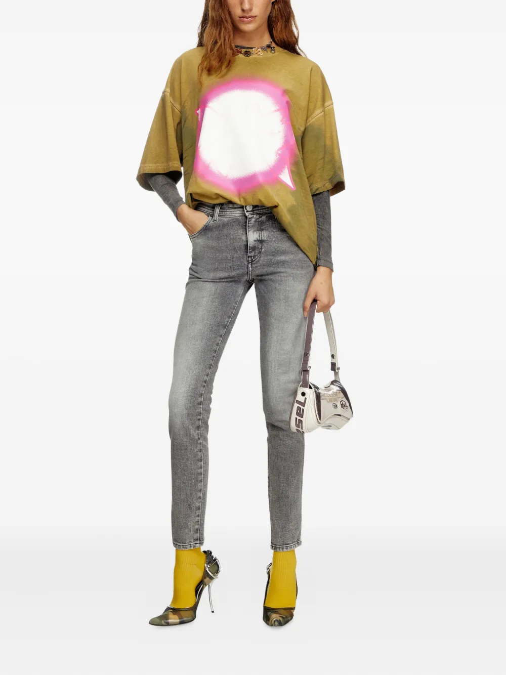 Diesel 2015 Babhila jeans - Grijs