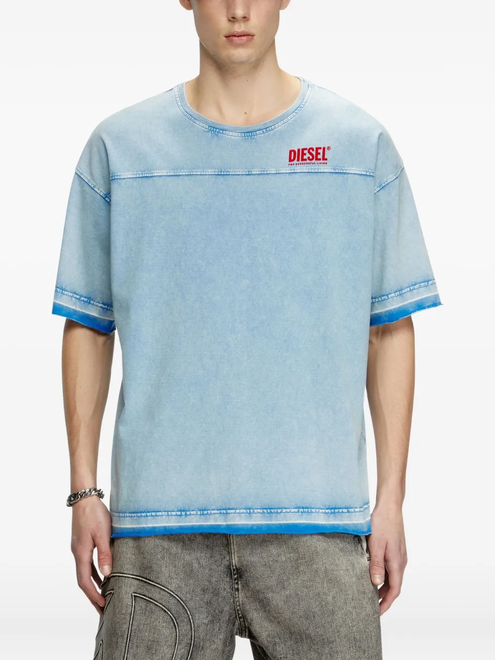 Diesel T-Hoxt T-shirt Blauw