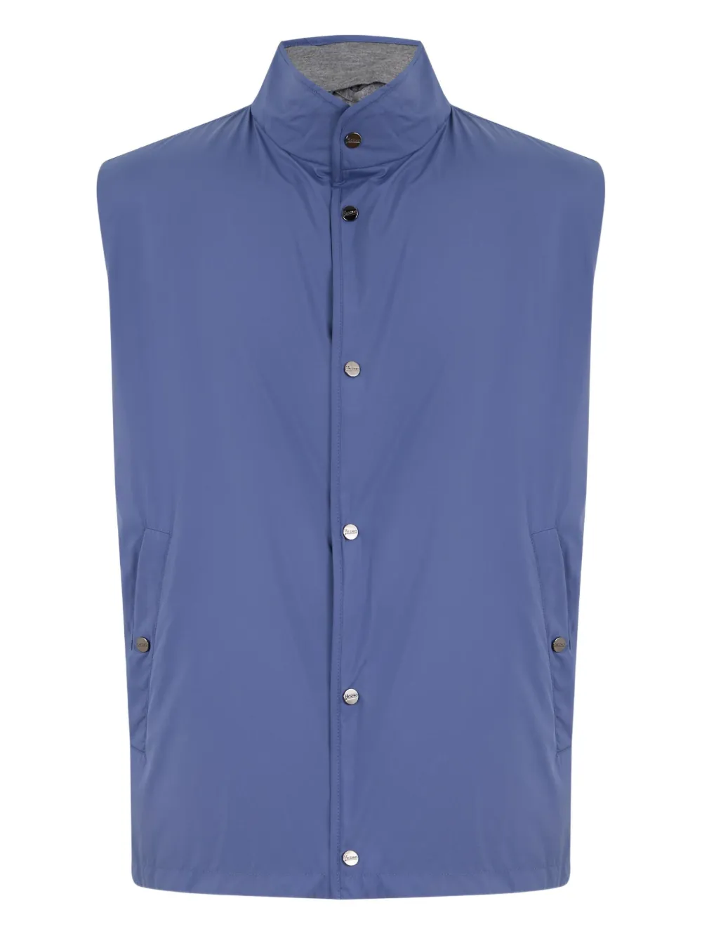 Herno press-stud gilet | Blue | Image 1