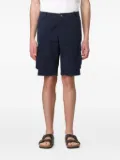 MC2 Saint Barth flat-front belt-loops cargo shorts - Blue