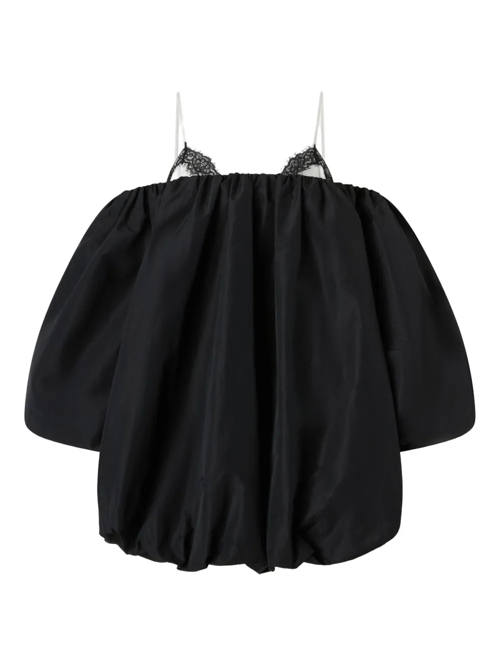 PINKO ballon-effect mini dress - Nero