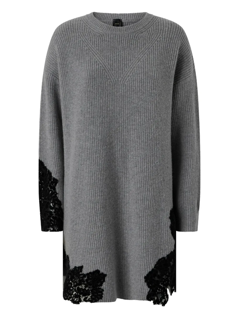 PINKO long sleeves wool dress | Grey | Image 1