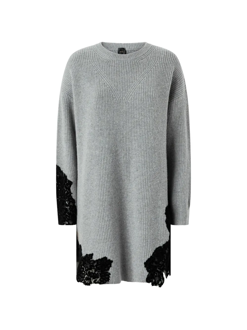 PINKO long sleeves wool dress - Grey