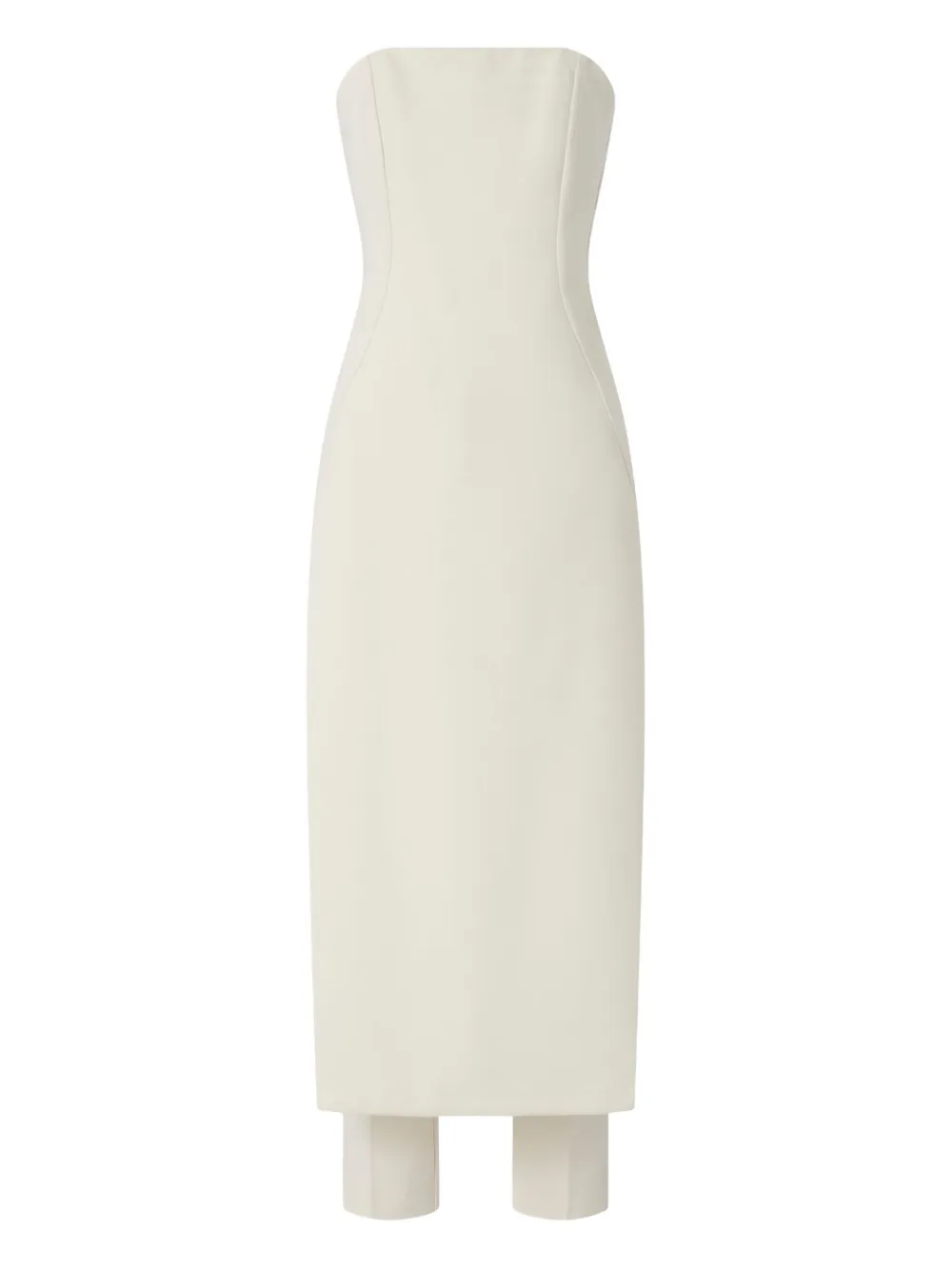 PINKO Scartaregalo strapless jumpsuit | White | Image 1