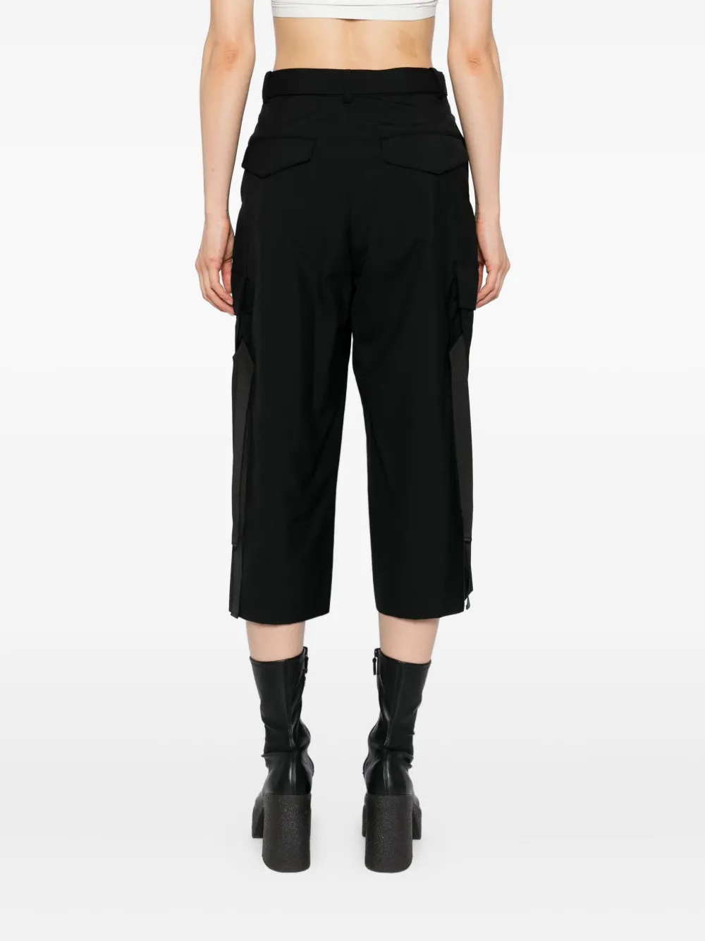 sacai Cargo broek Zwart