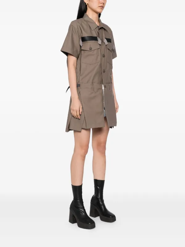 sacai 22ss コットンウェザーシャツ　キャメル sacai 22ss コットンウェザーシャツ キャメル 【公式通販】