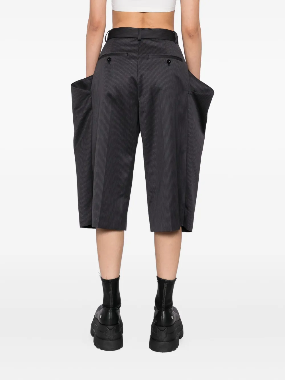 sacai Wollen broek Zwart