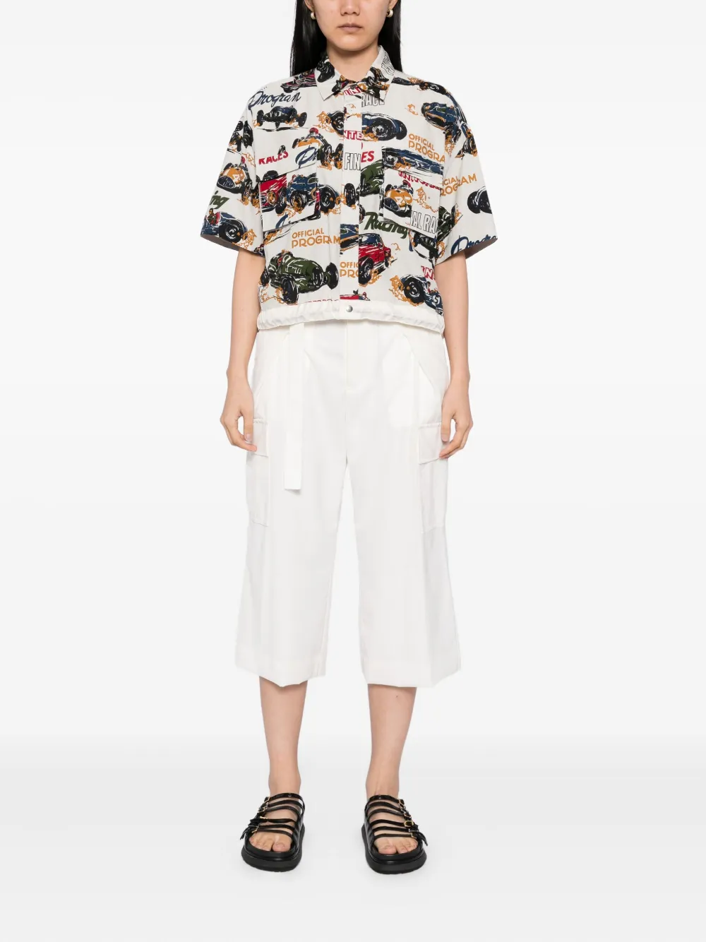 Sacai trousers - Wit
