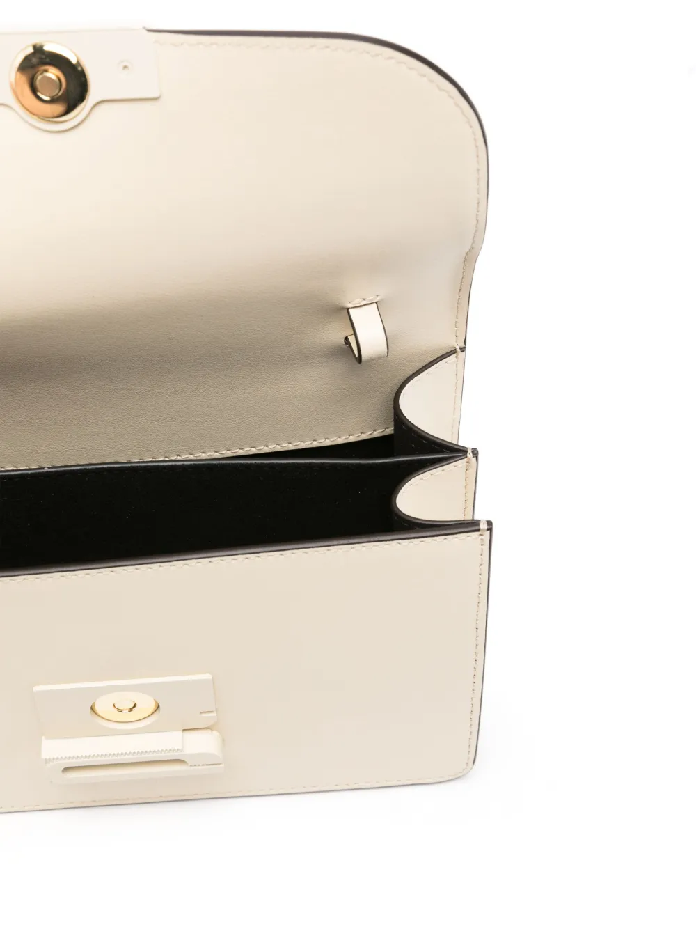 Victoria Beckham Dorian leren mini-schoudertas Wit