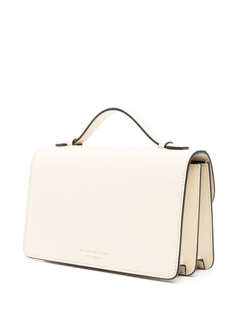 Victoria Beckham Dorian leren mini-schoudertas Wit