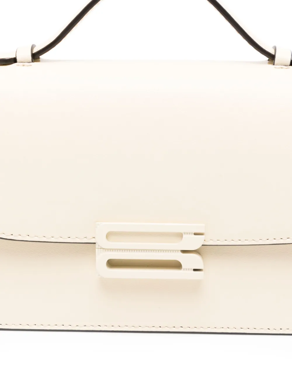 Victoria Beckham Dorian leren mini-schoudertas Wit