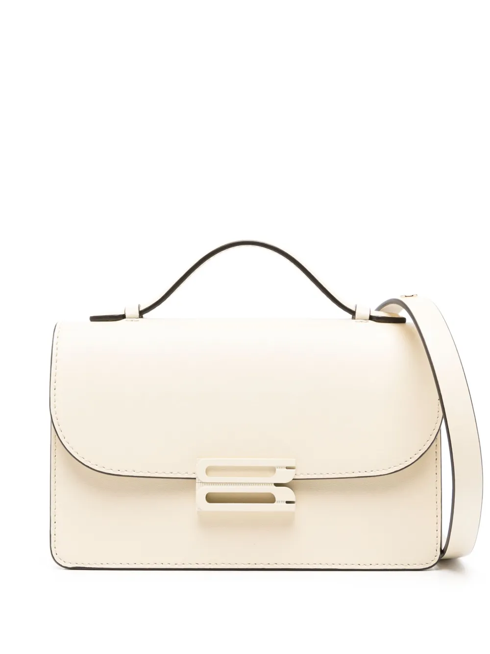 Victoria Beckham Dorian leren mini-schoudertas Wit