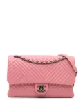 CHANEL Pre-Owned 2015-2016 Medium Lambskin CC Crossing Flap shoulder bag - Pink